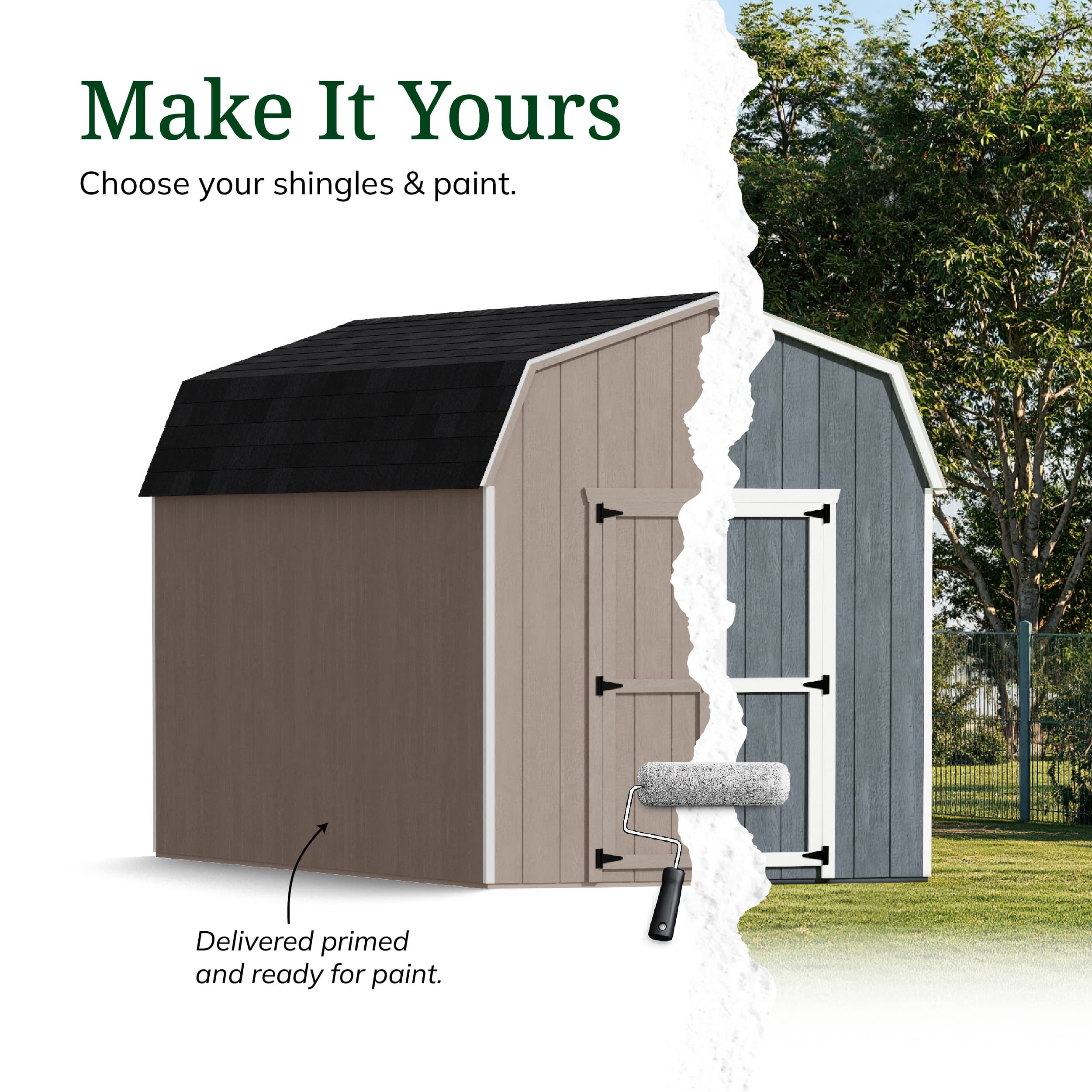 Value Gambrel 6' Barn Shed