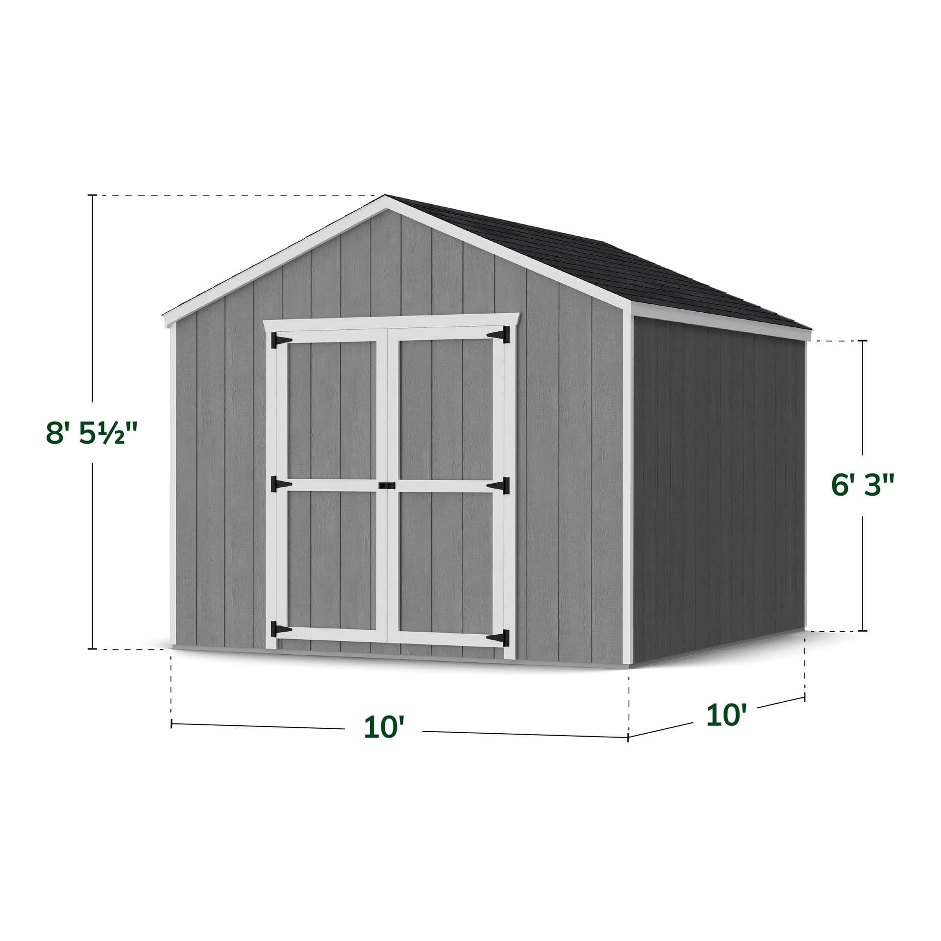 Value Gable Shed dimensions