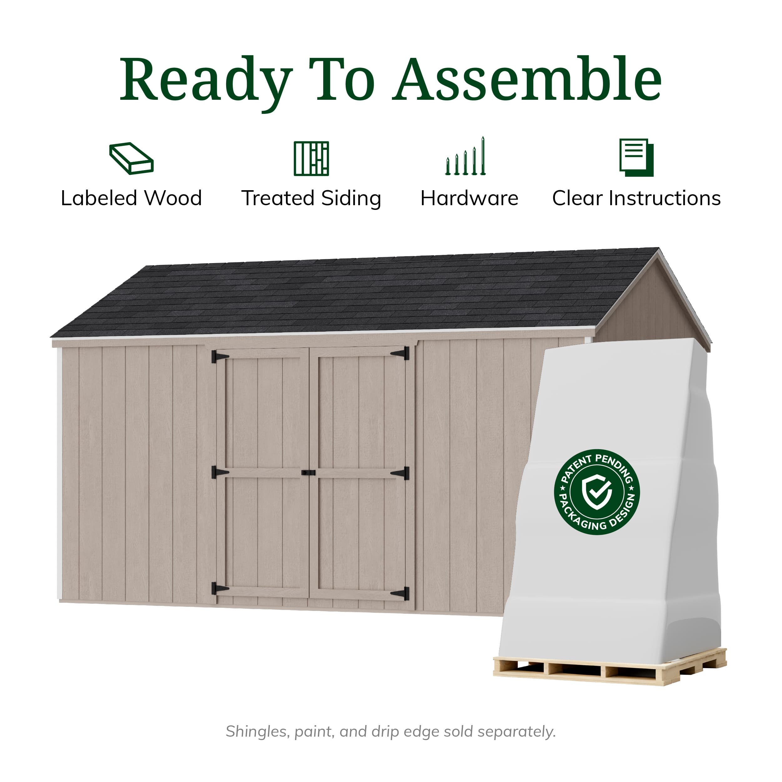 Value Gable Shed with Side Entry