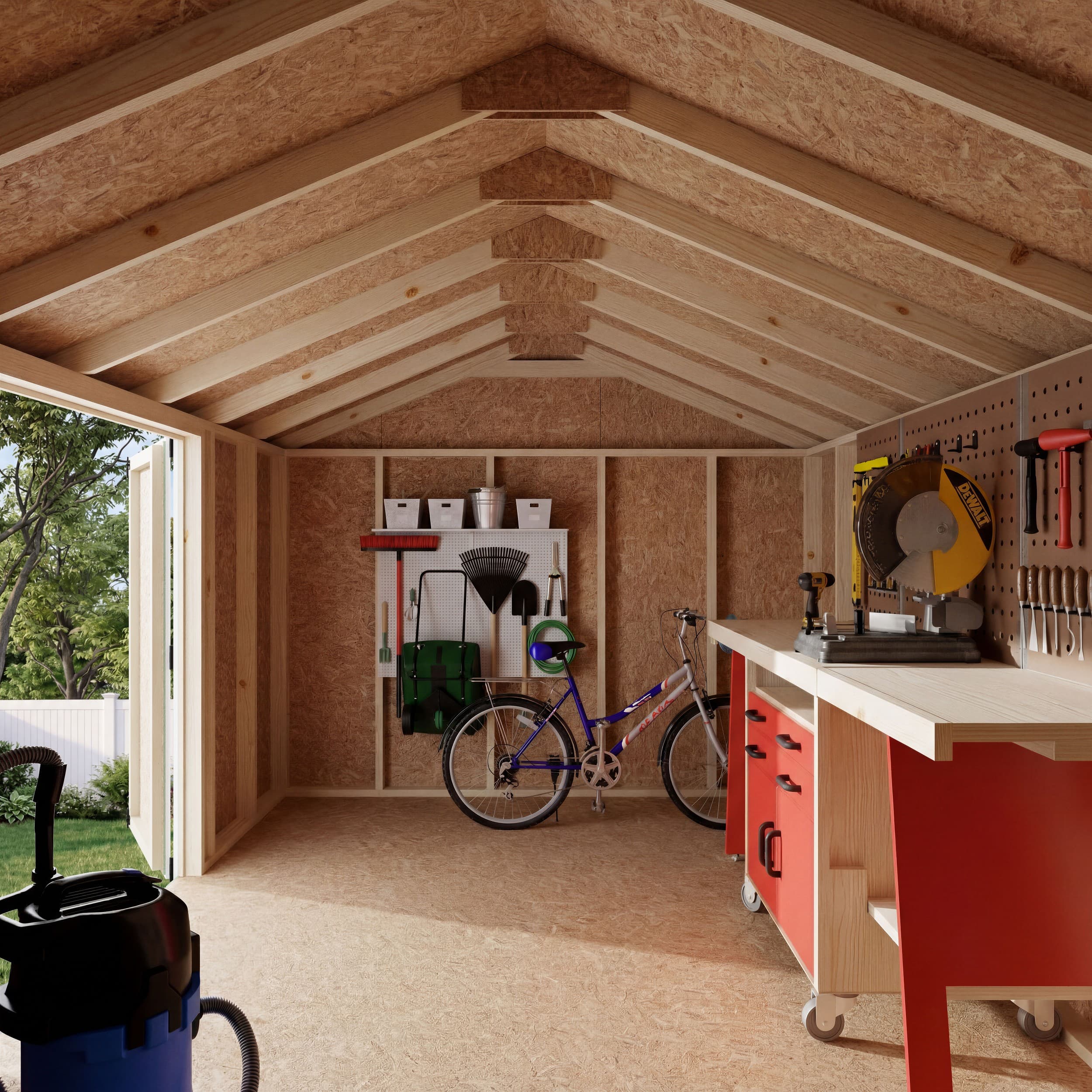 Value Gable Shed with Side Entry