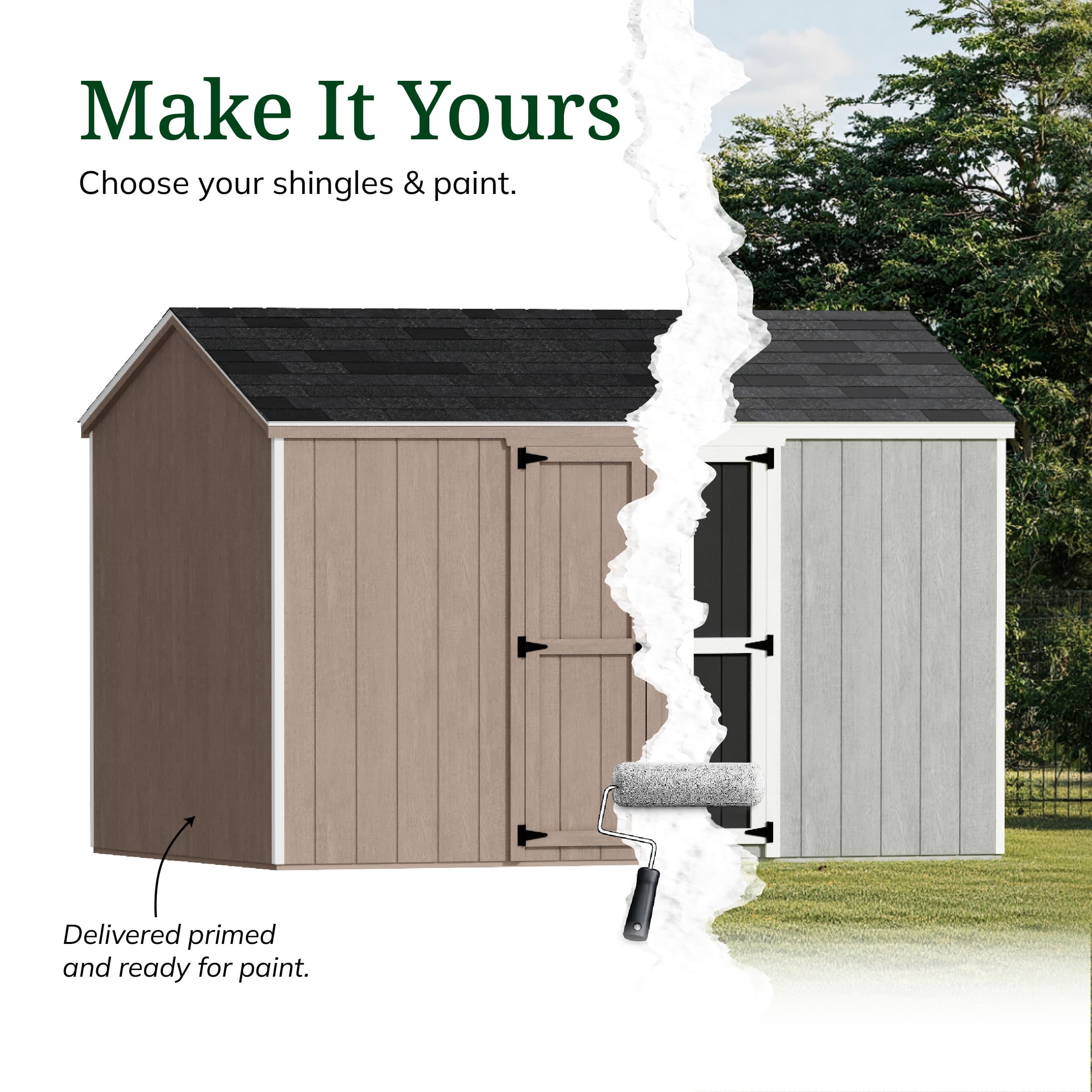 Value Gable Shed with Side Entry