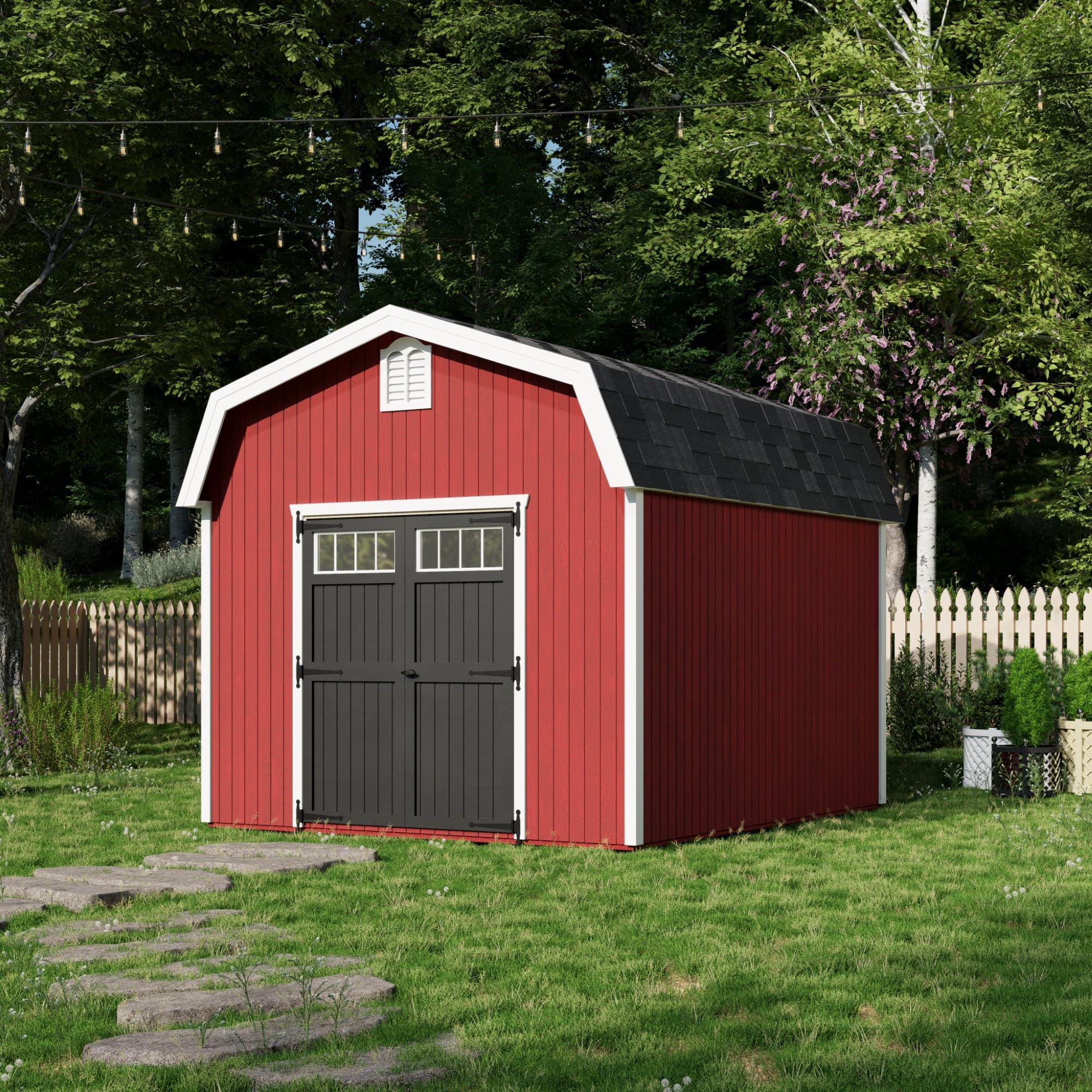Colonial Woodbury Barn Shed