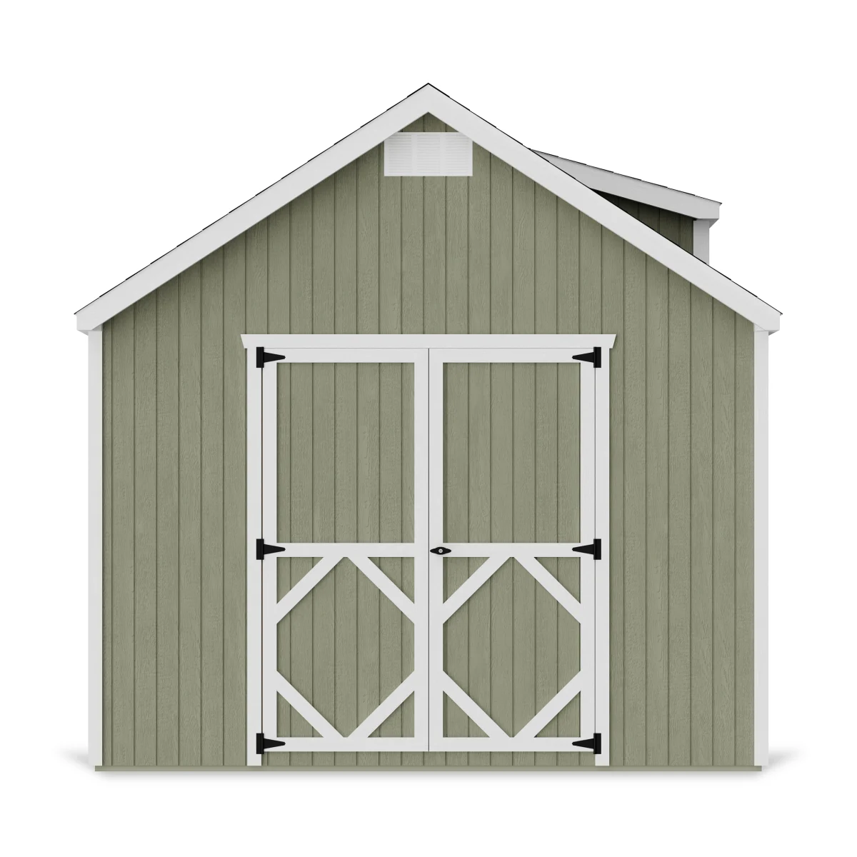 Classic Dormer Shed with Dual Entry