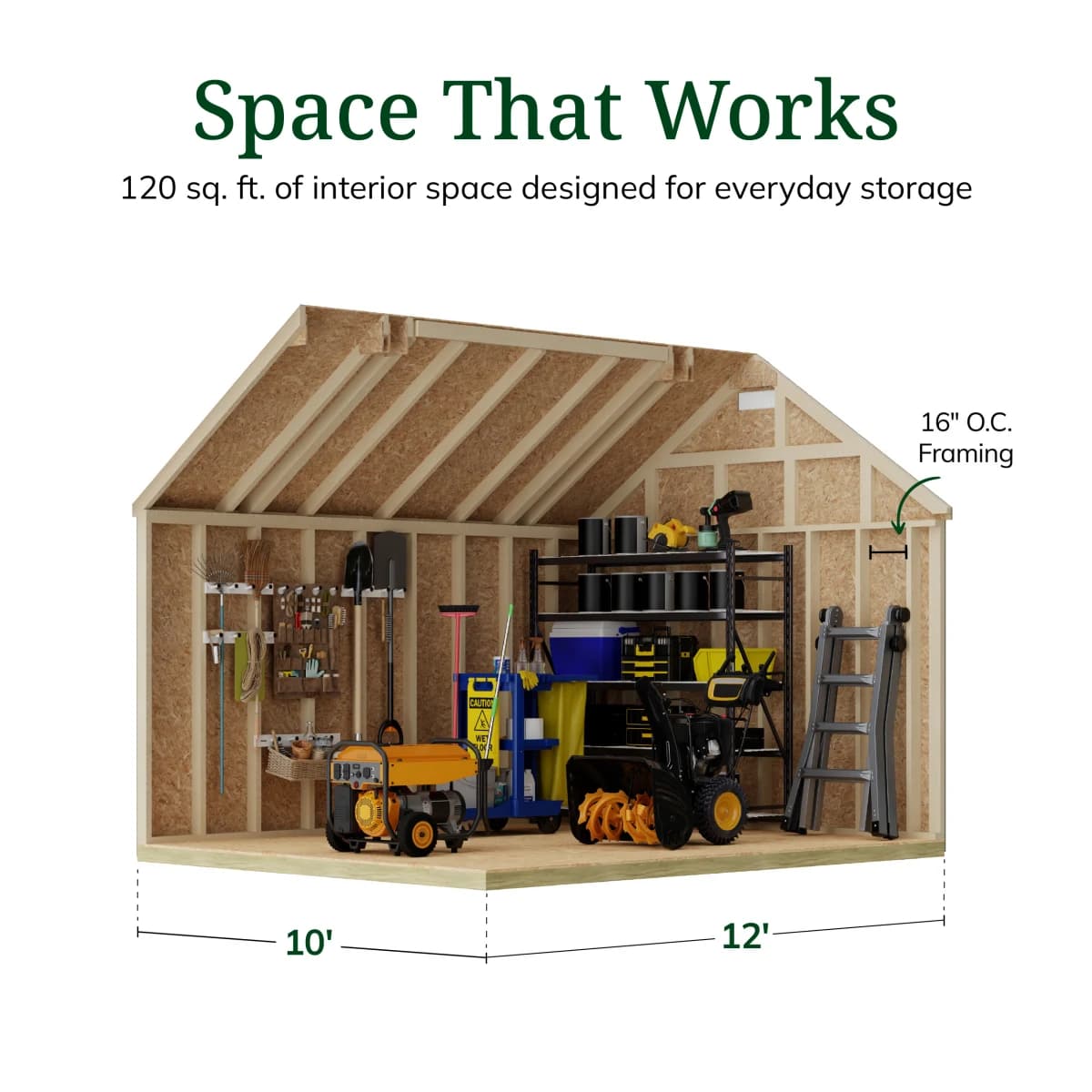 Classic Dormer Shed with Dual Entry