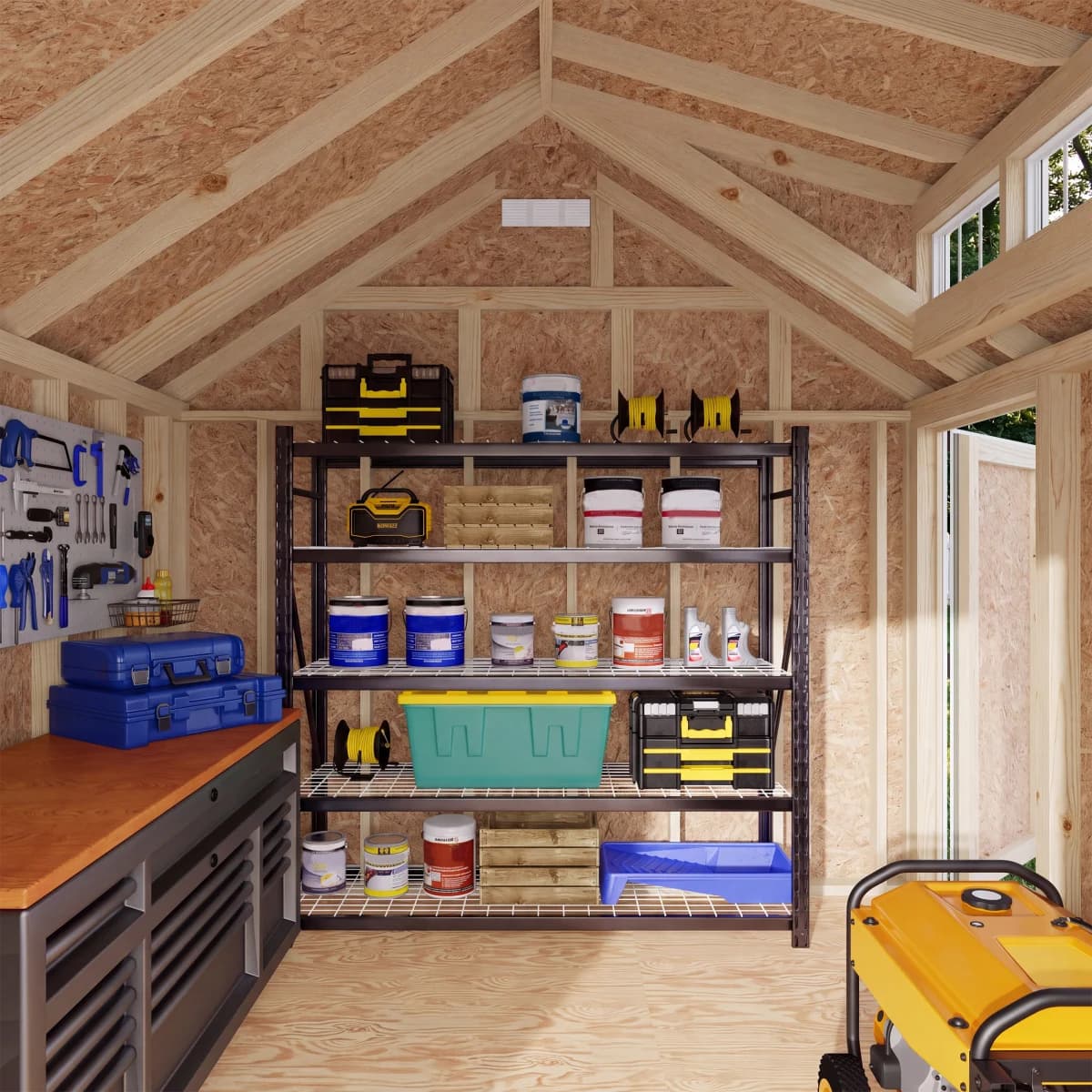 Classic Dormer Shed with Dual Entry