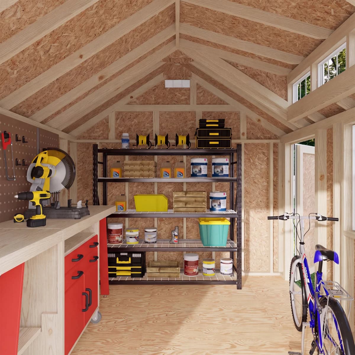 Classic Dormer Shed with Dual Entry