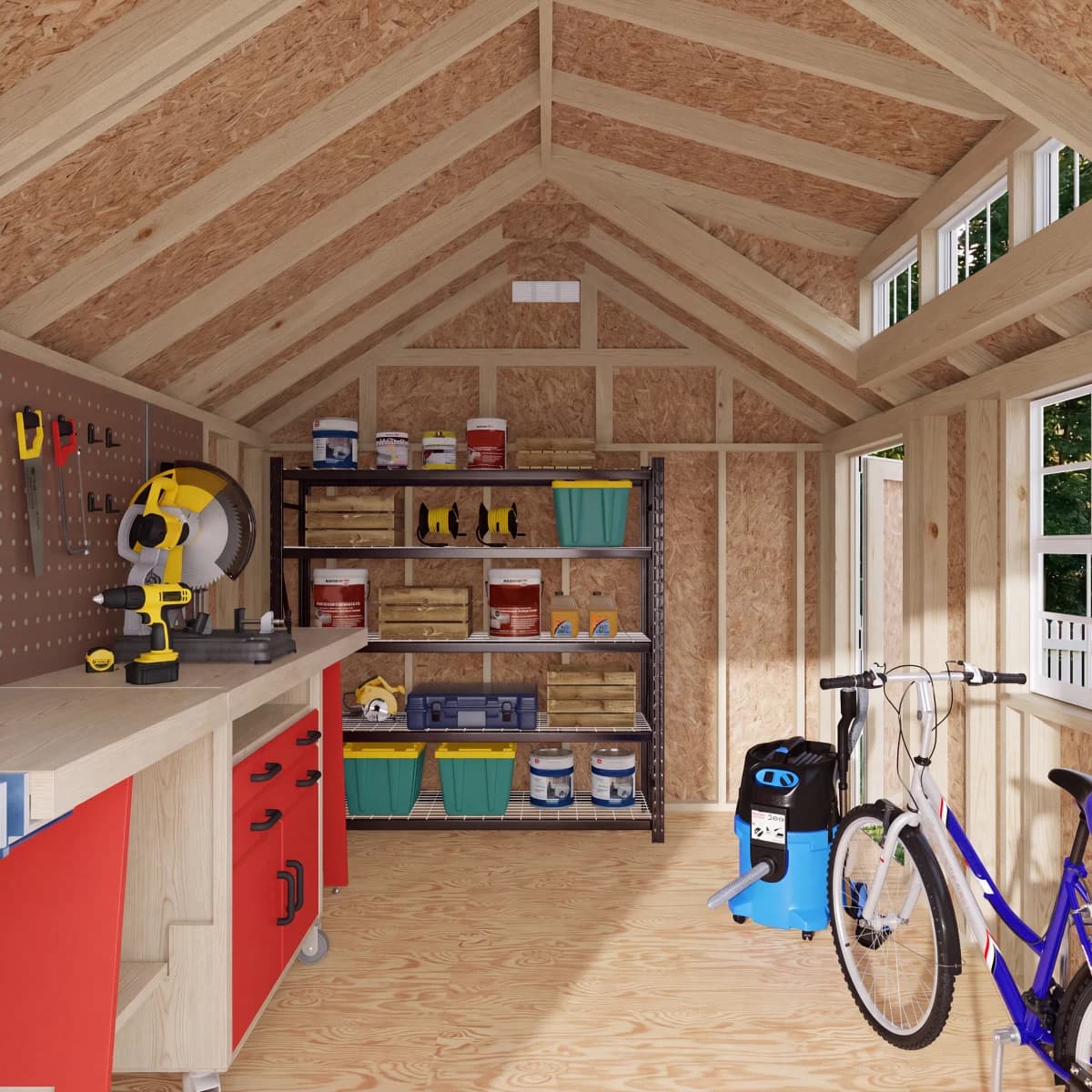 Classic Dormer Shed with Dual Entry
