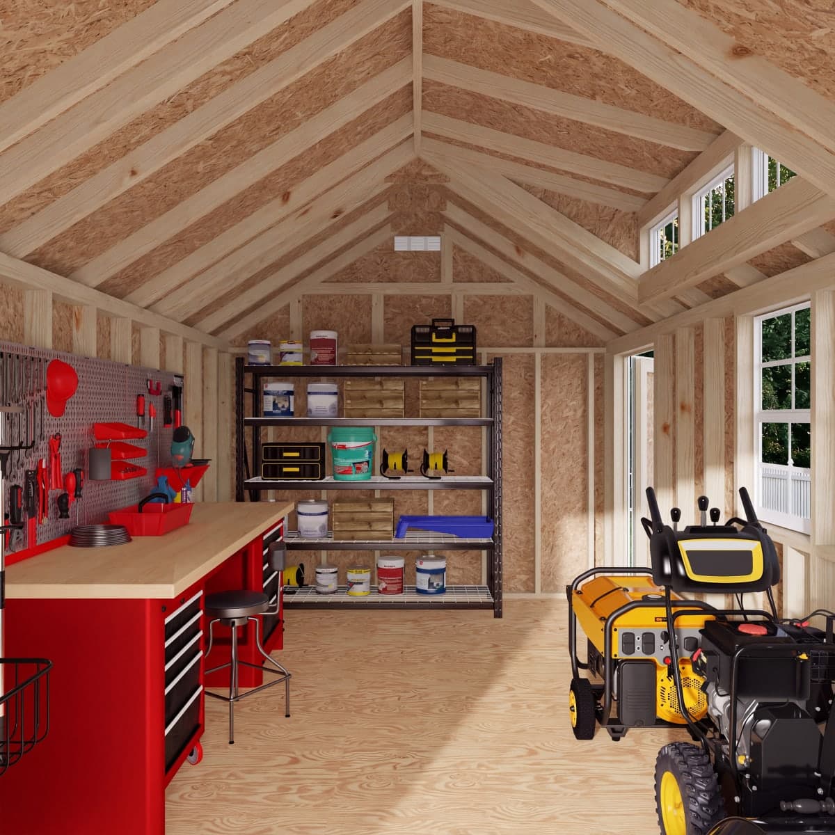 Classic Dormer Shed with Dual Entry