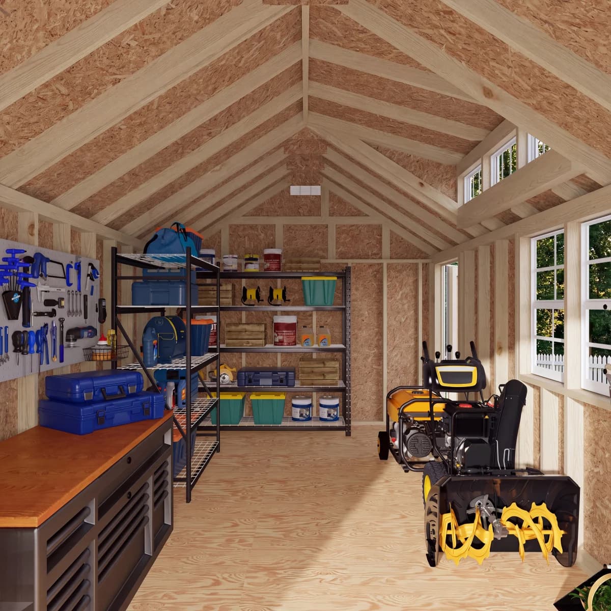 Classic Dormer Shed with Dual Entry