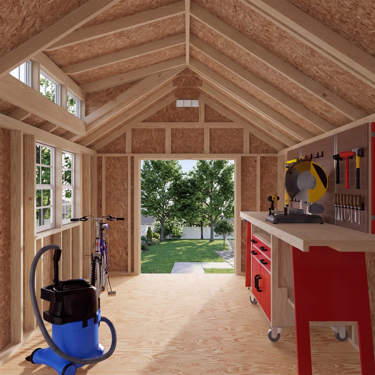 Classic Dormer Shed with Dual Entry