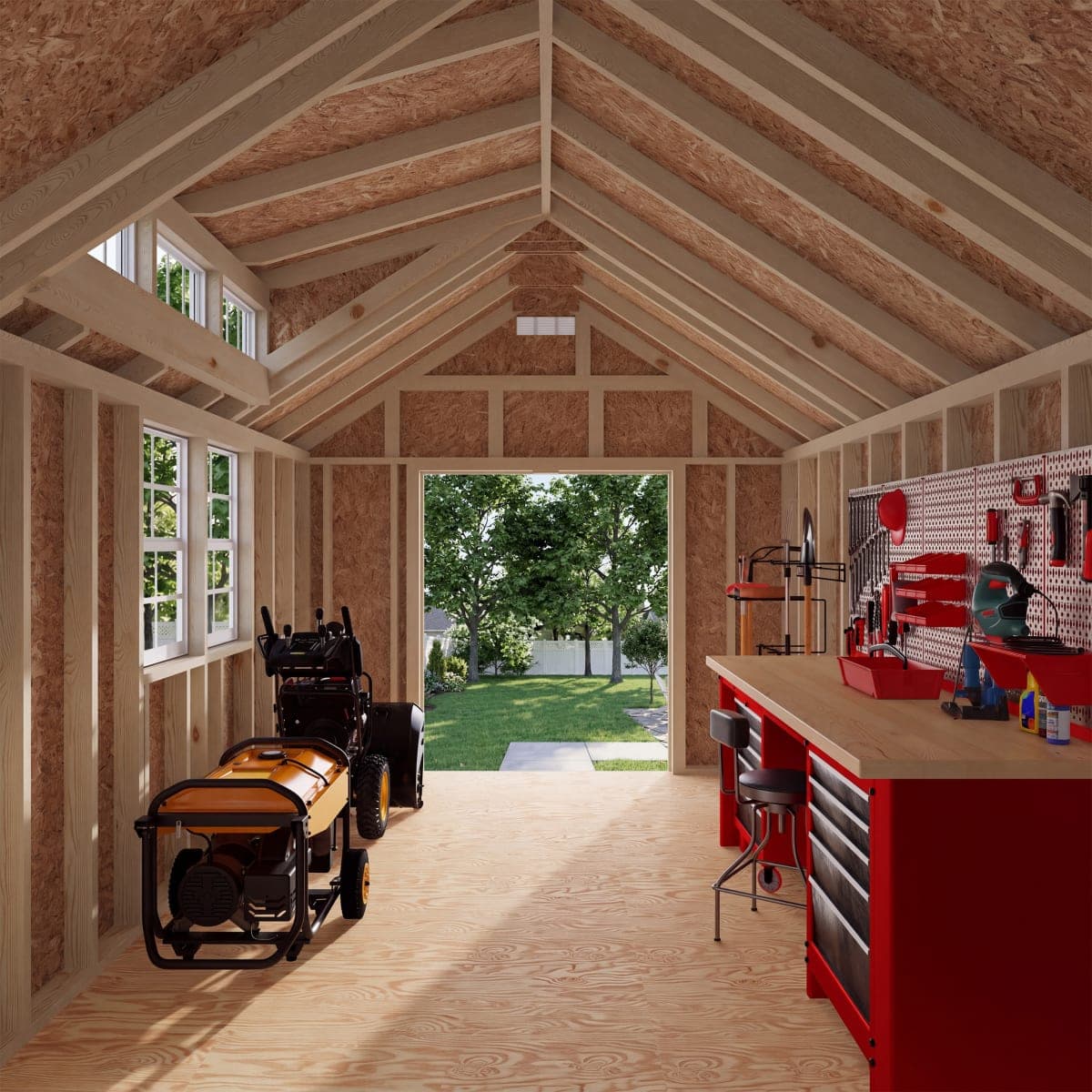 Classic Dormer Shed with Dual Entry