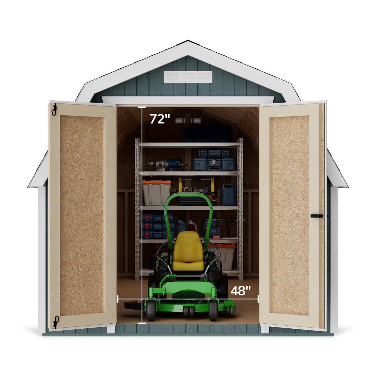 Classic Gambrel 4' Barn Shed