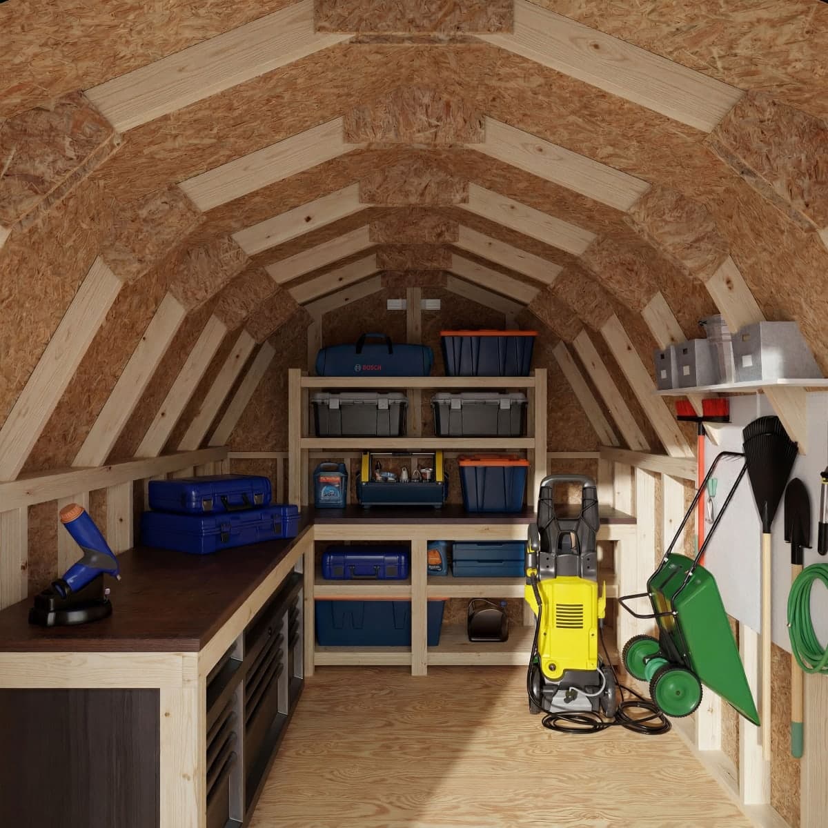 Classic Gambrel 4' Barn Shed