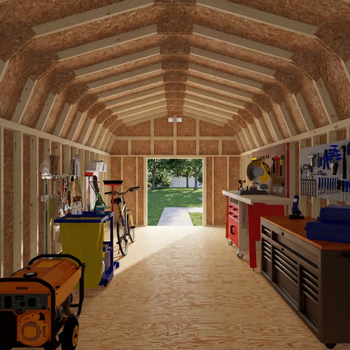 Classic Gambrel 6' Barn Shed