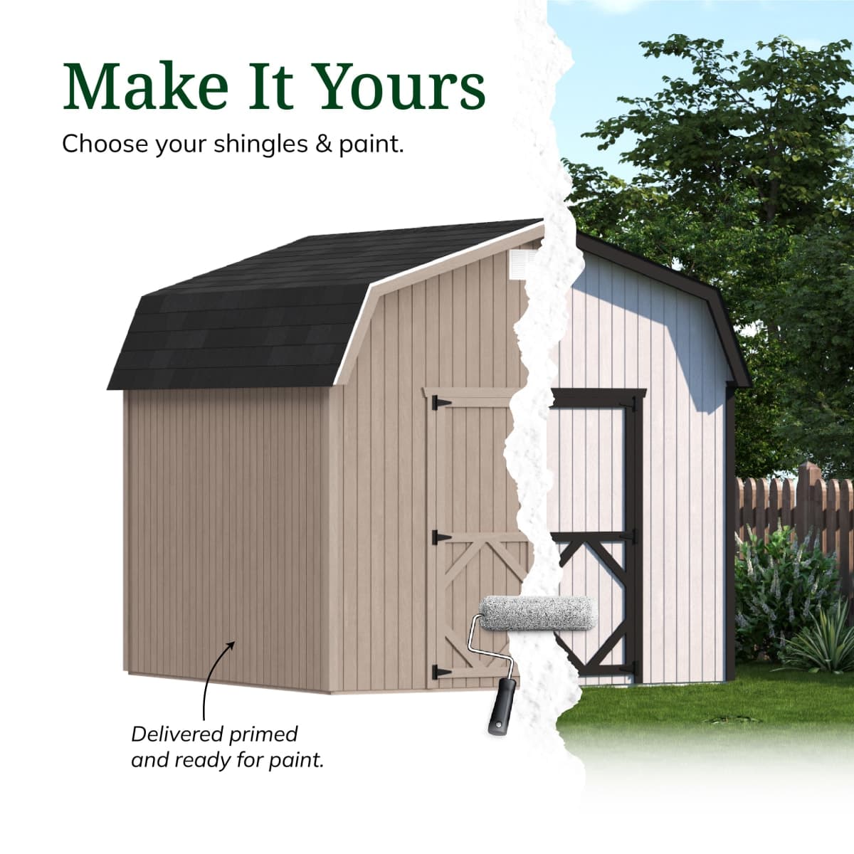 Classic Gambrel 6' Barn Shed