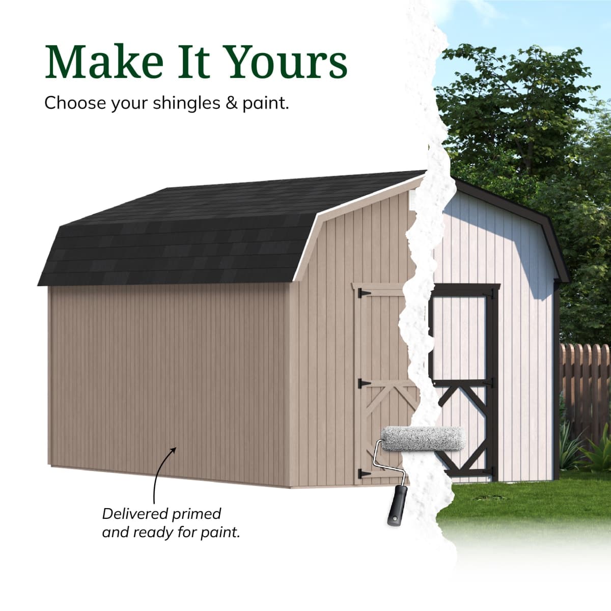 Classic Gambrel 6' Barn Shed