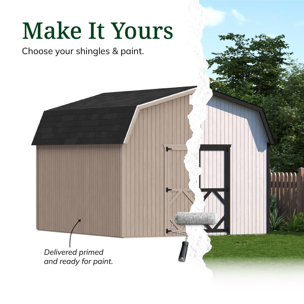 Classic Gambrel 6' Barn Shed