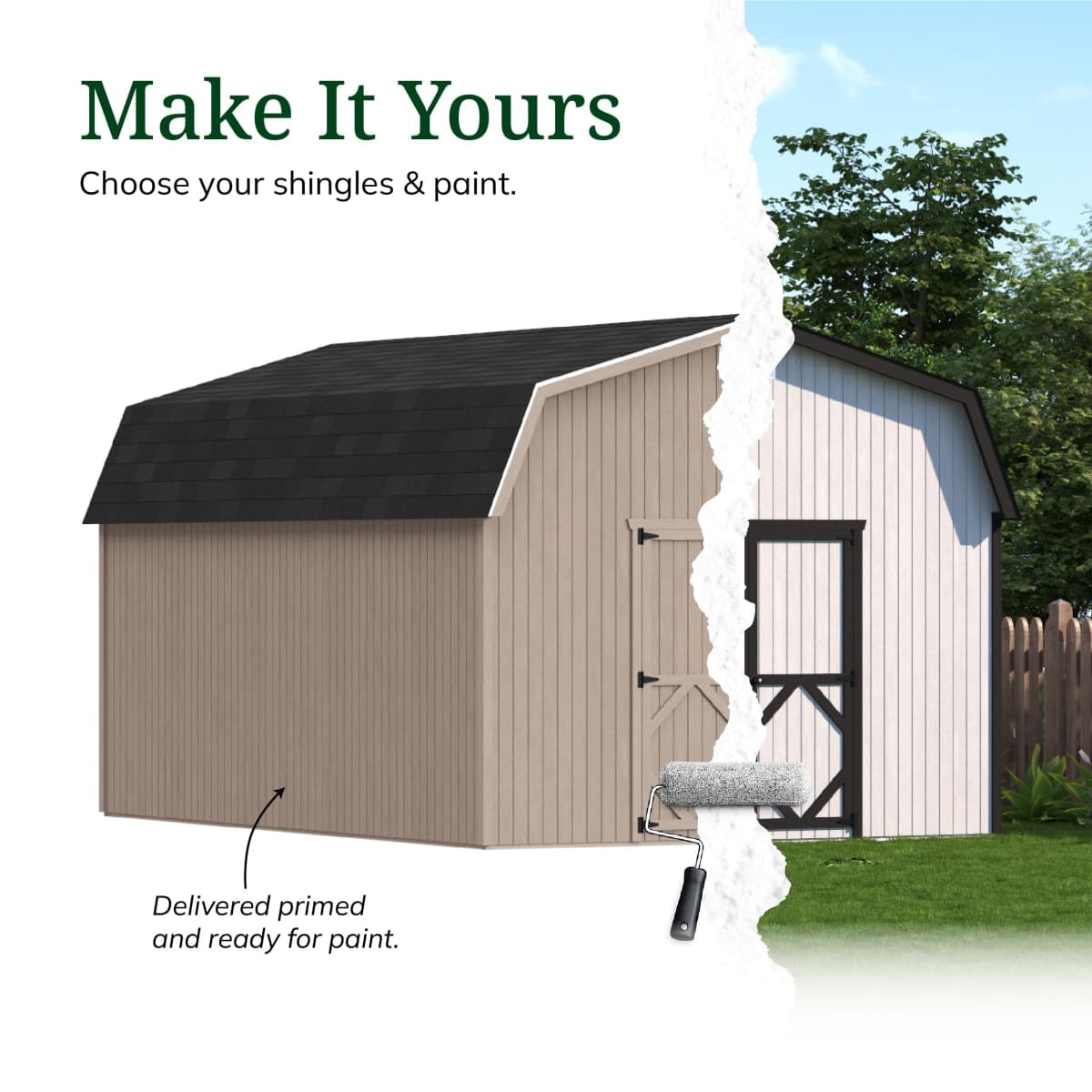 Classic Gambrel 6' Barn Shed