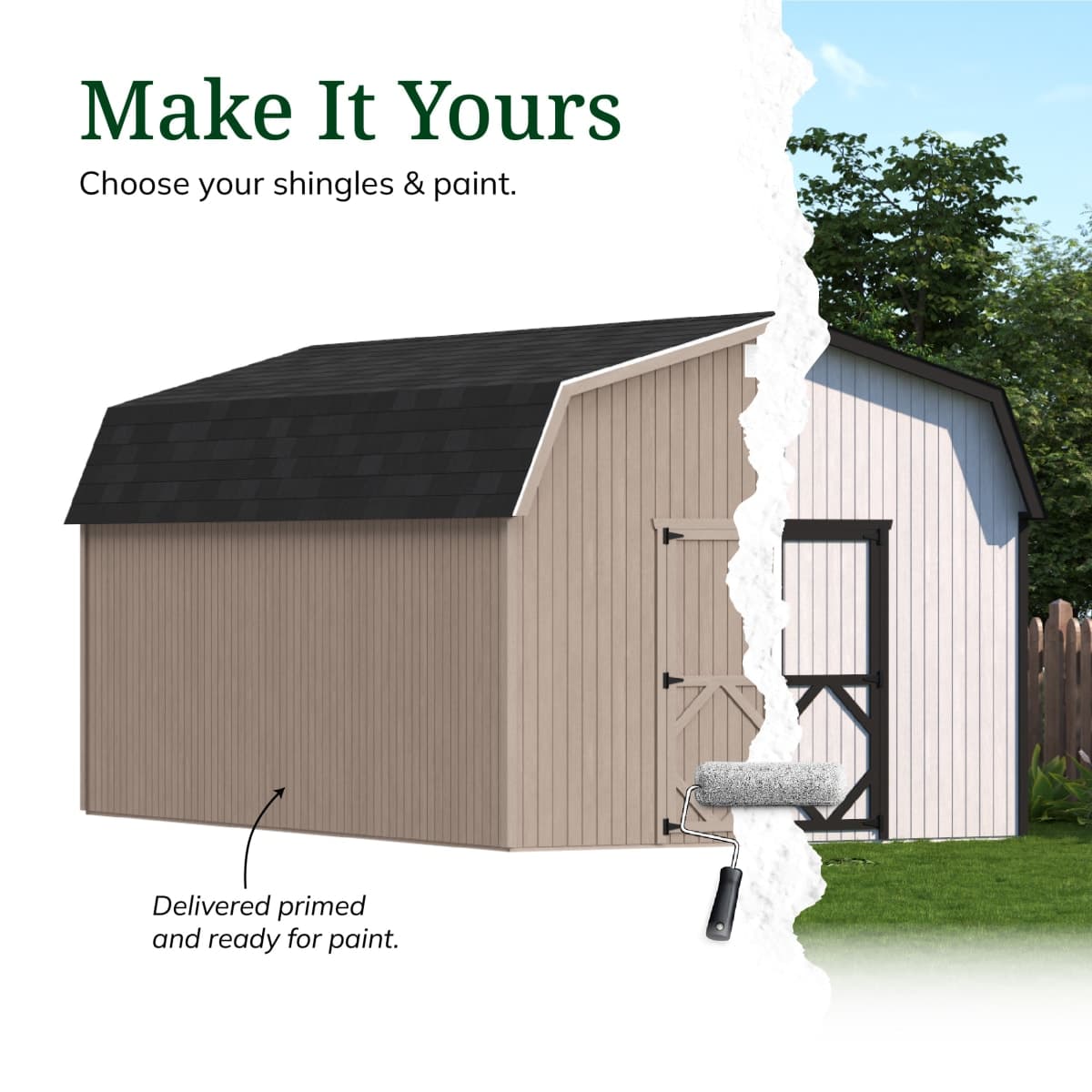 Classic Gambrel 6' Barn Shed