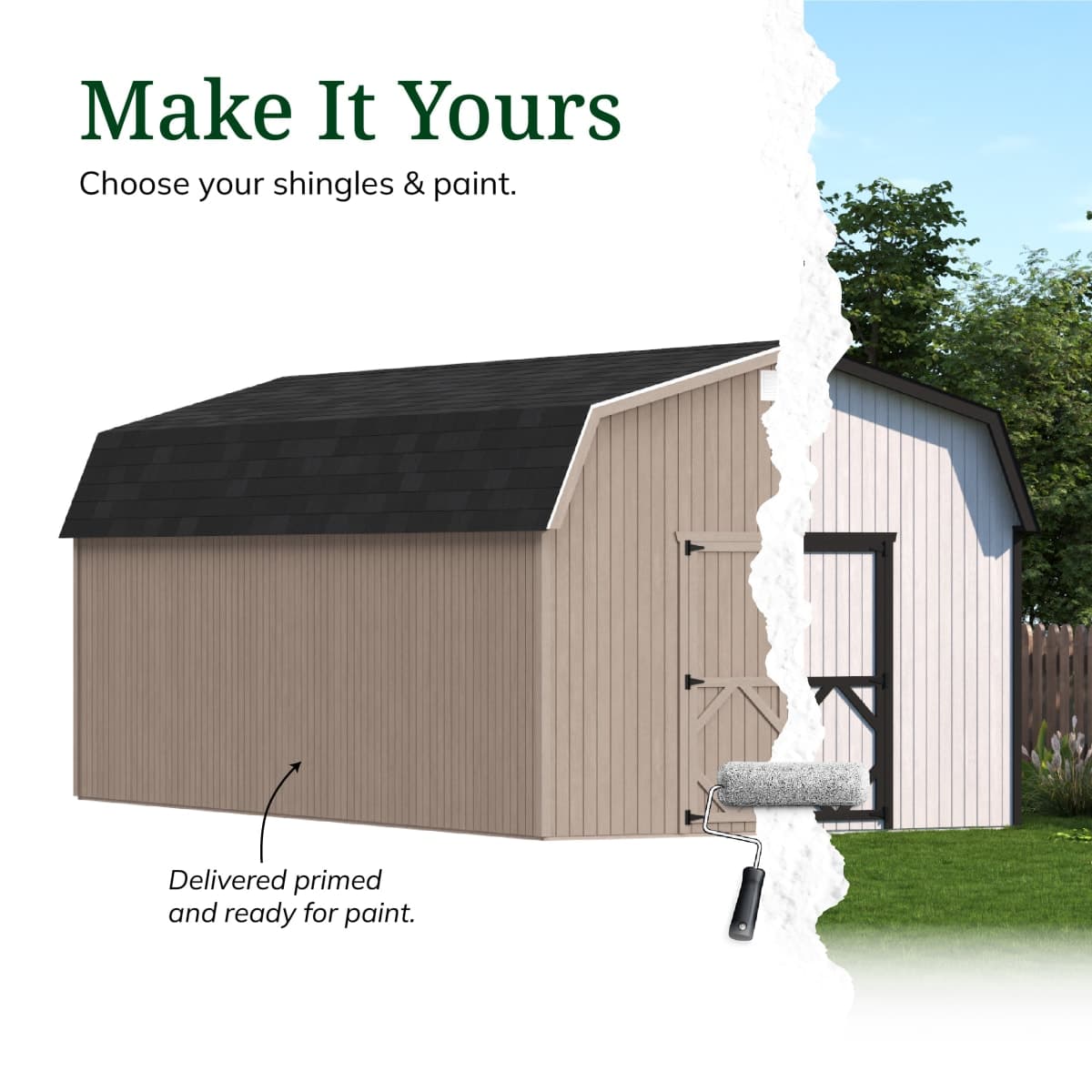 Classic Gambrel 6' Barn Shed