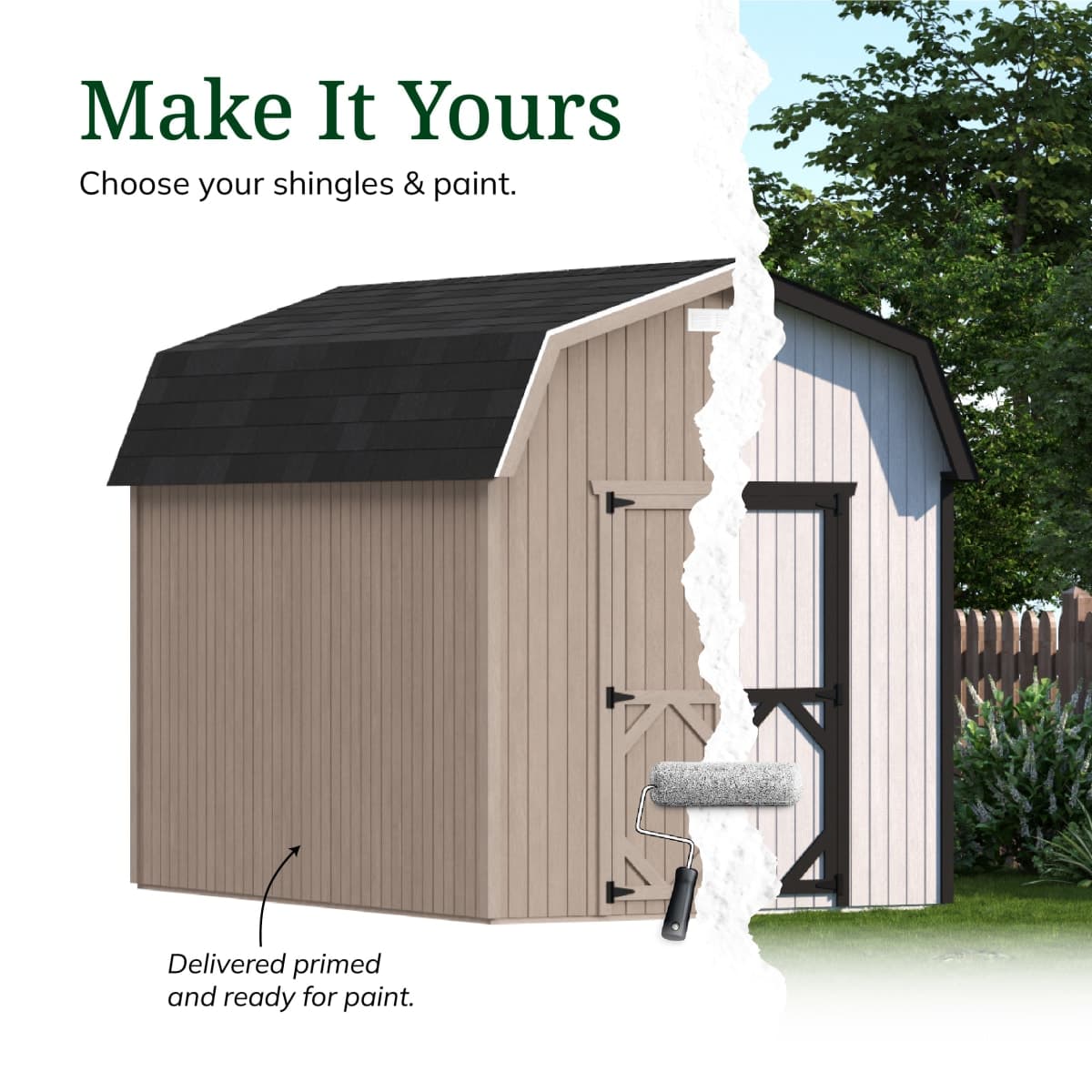 Classic Gambrel 6' Barn Shed