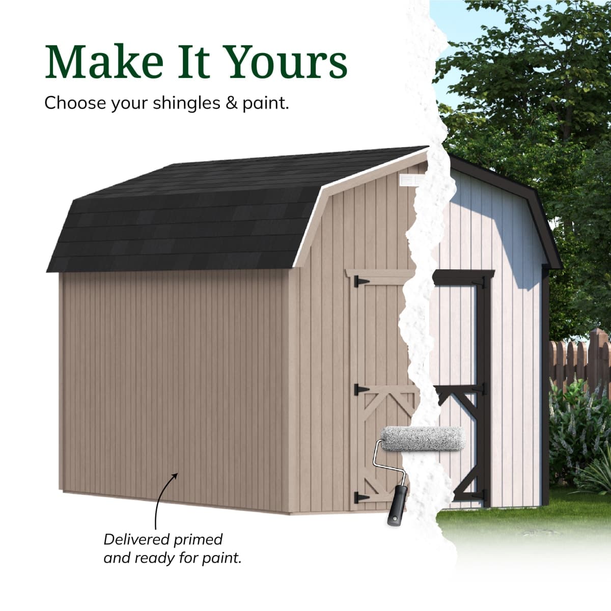 Classic Gambrel 6' Barn Shed