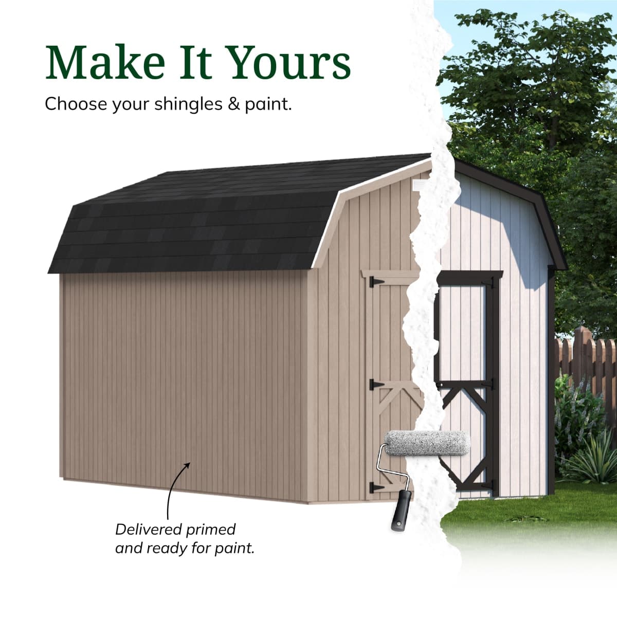 Classic Gambrel 6' Barn Shed