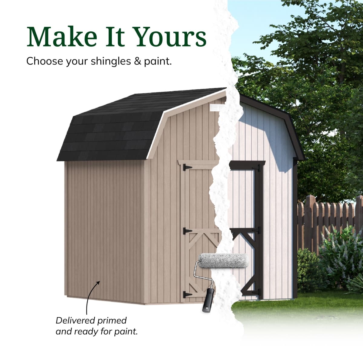 Classic Gambrel 6' Barn Shed
