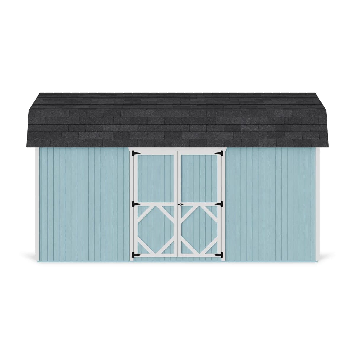 Classic Gambrel 6' Barn Shed with Side Entry