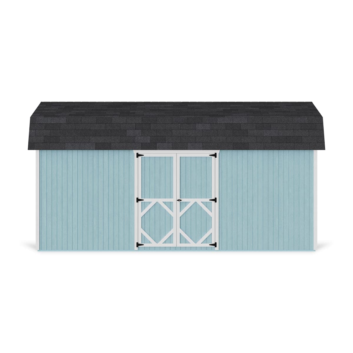 Classic Gambrel 6' Barn Shed with Side Entry