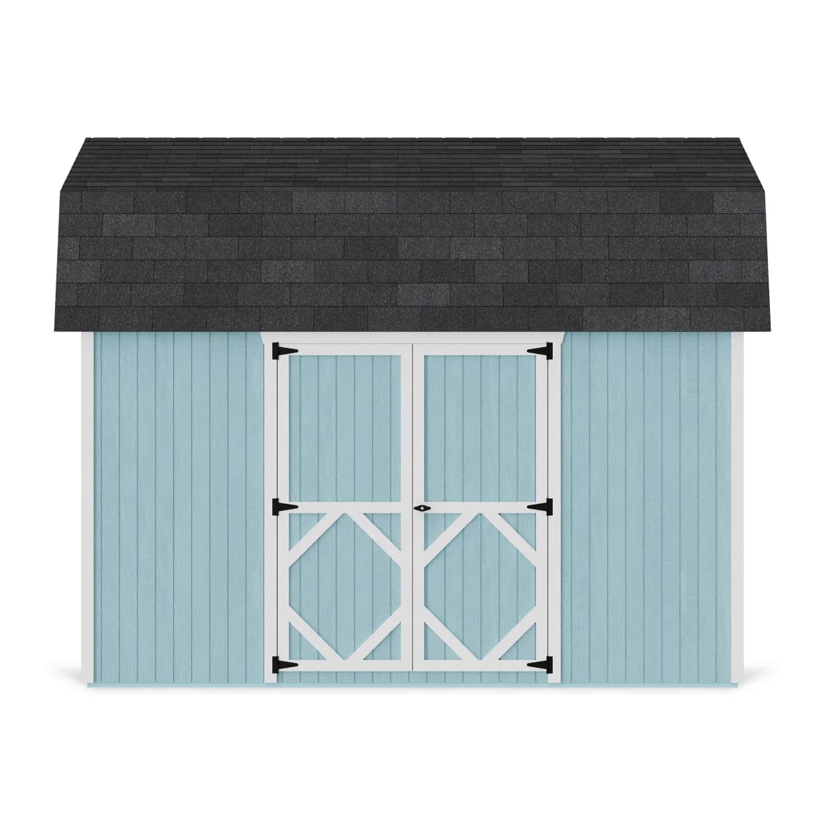 Classic Gambrel 6' Barn Shed with Side Entry