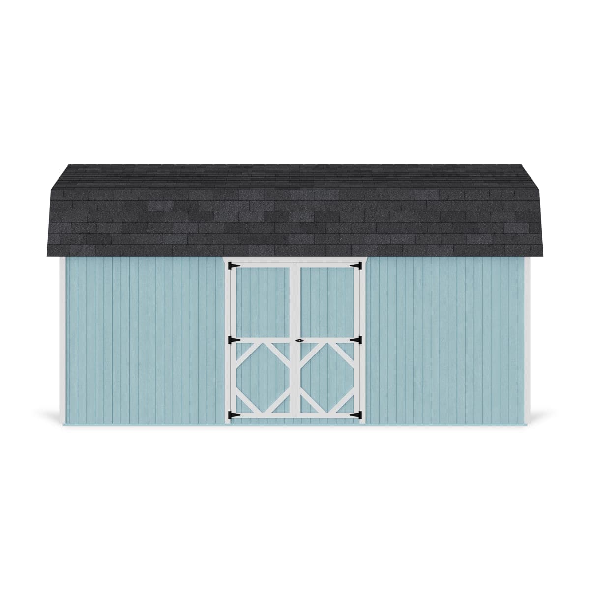 Classic Gambrel 6' Barn Shed with Side Entry