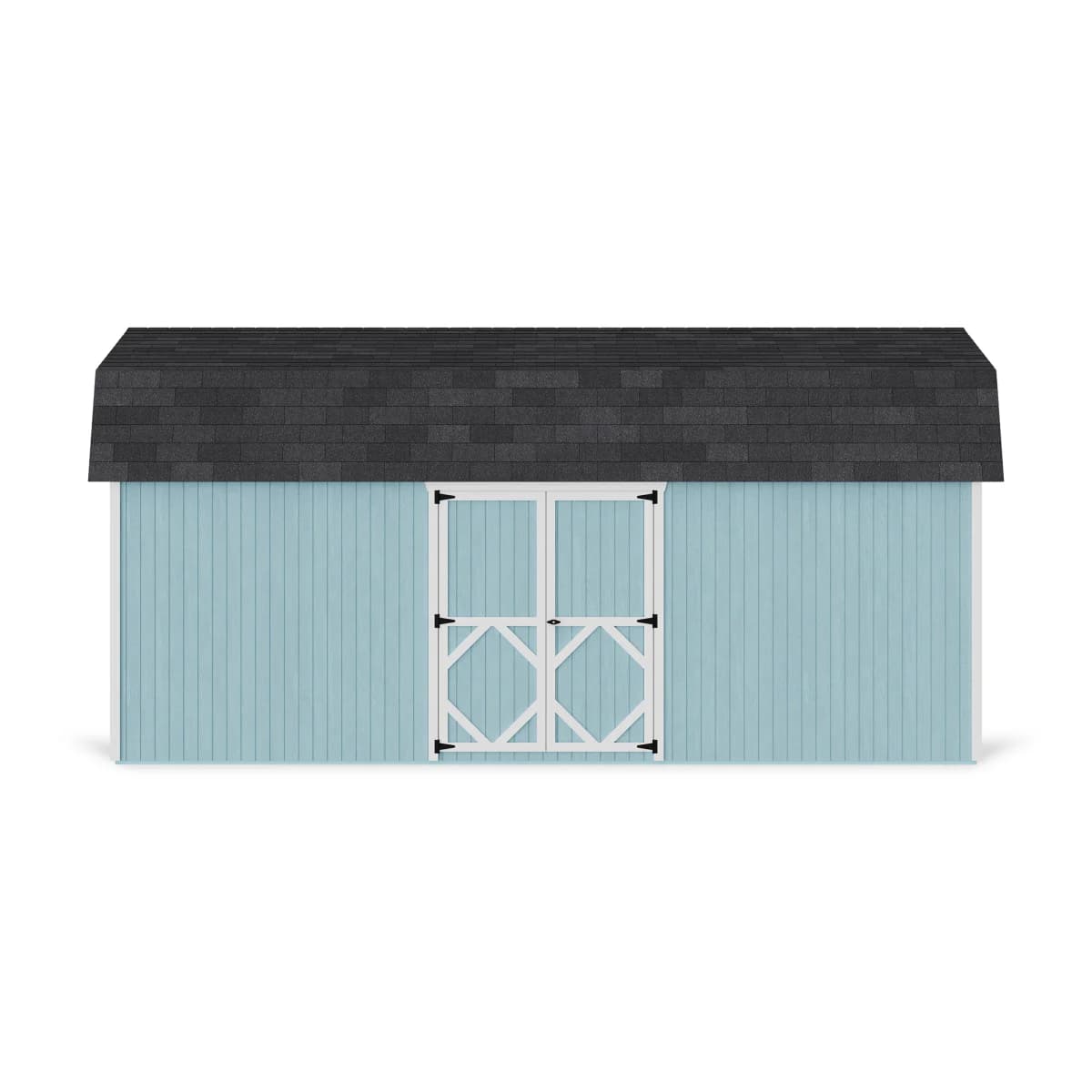 Classic Gambrel 6' Barn Shed with Side Entry