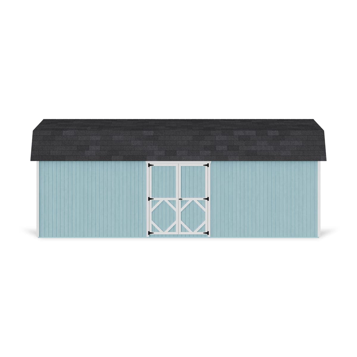 Classic Gambrel 6' Barn Shed with Side Entry