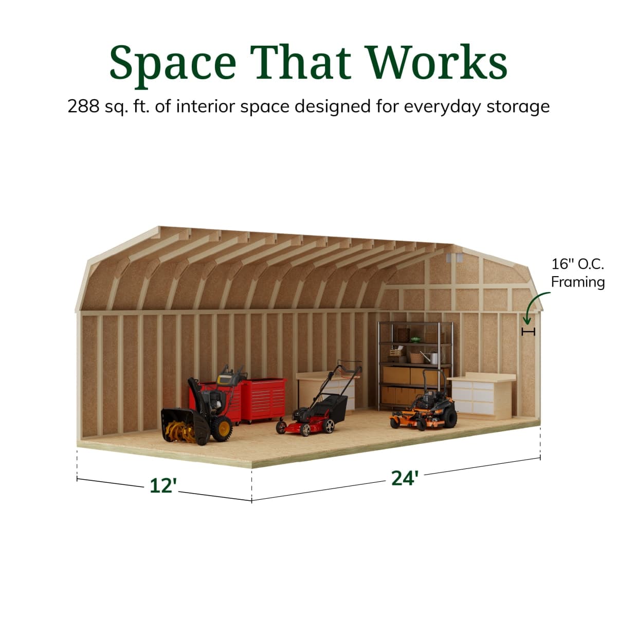 Classic Workshop Barn Shed