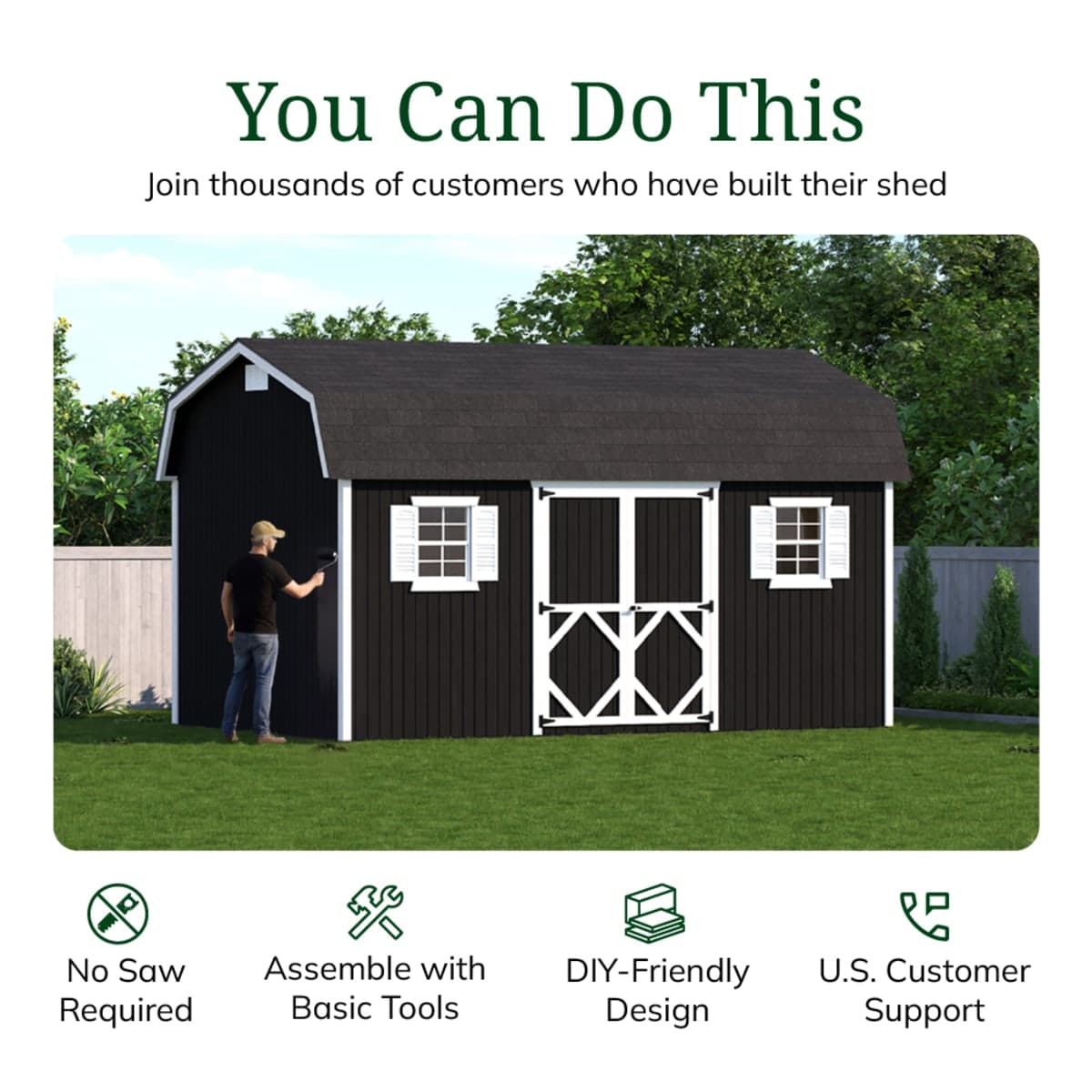 Classic Workshop Barn Shed