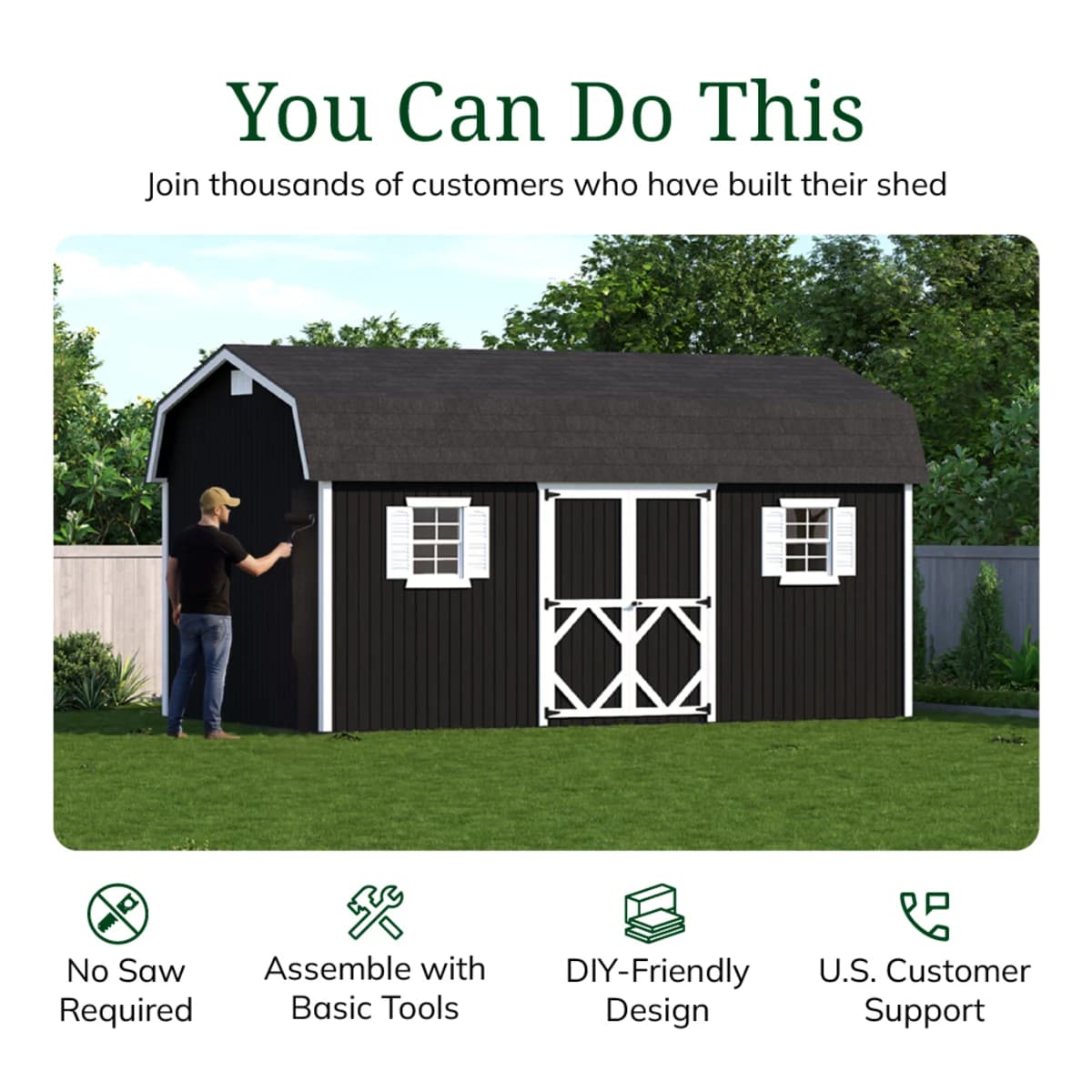 Classic Workshop Barn Shed