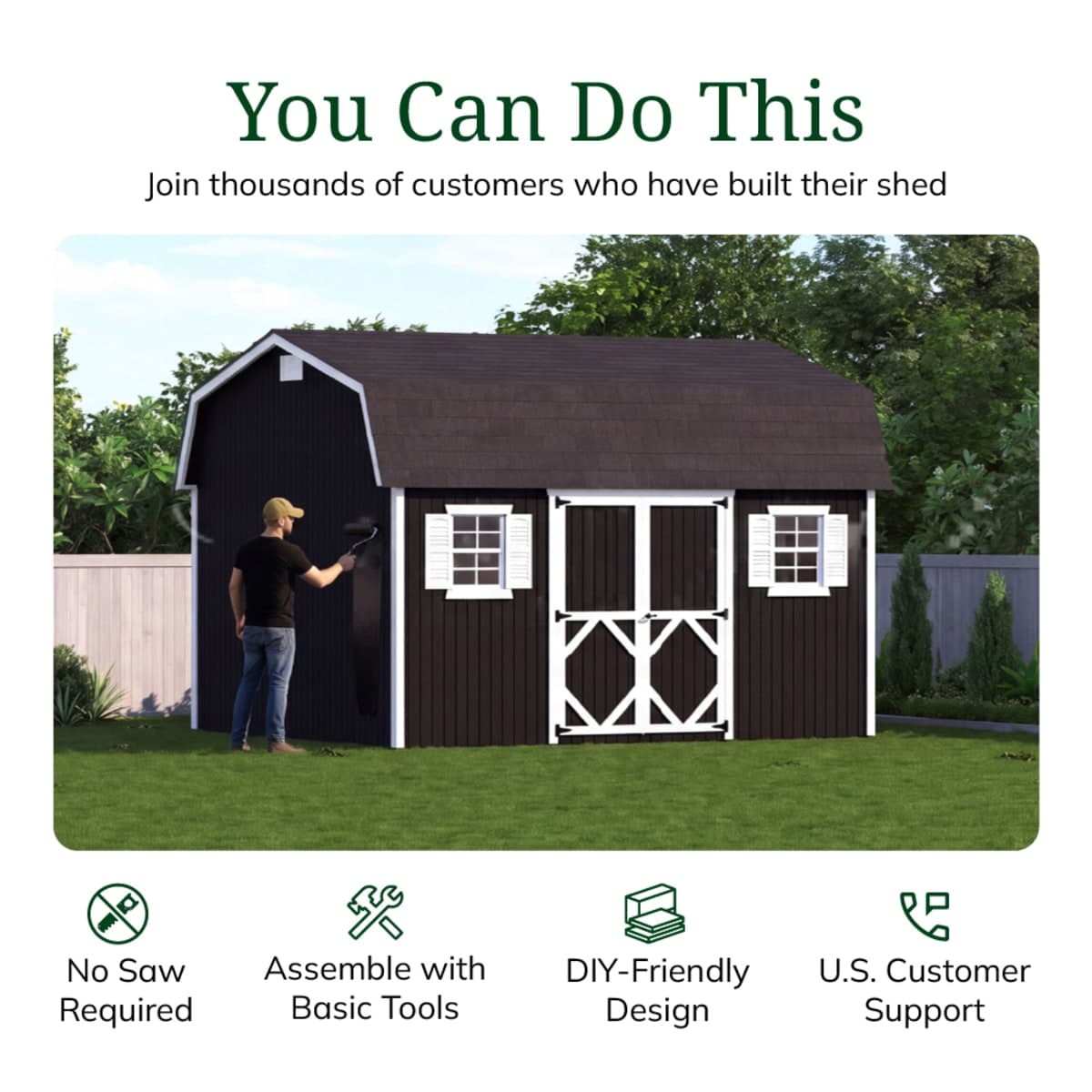 Classic Workshop Barn Shed