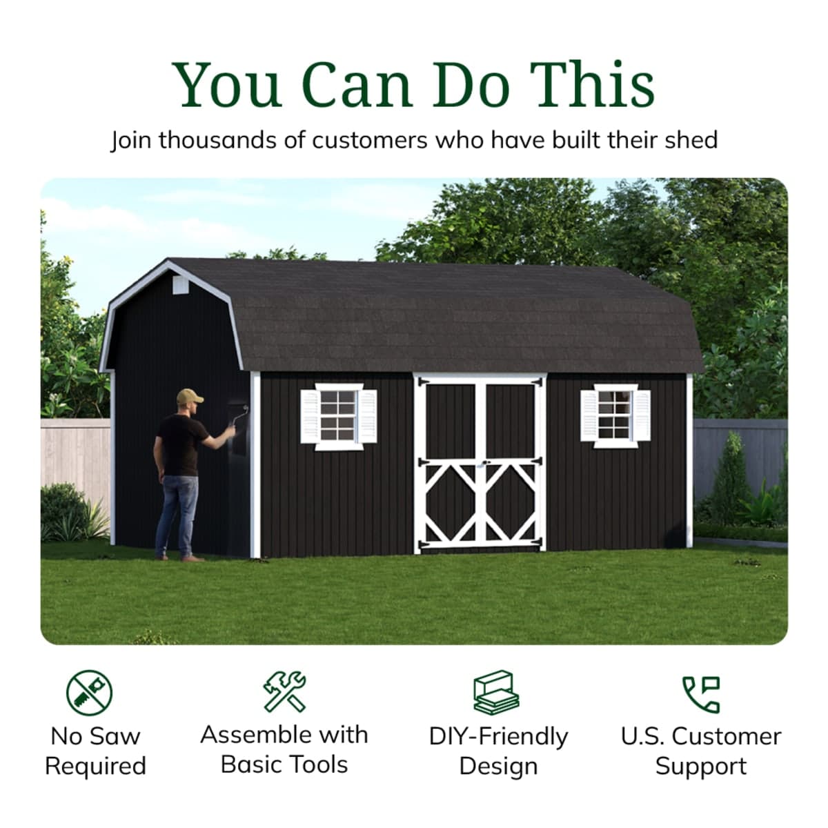Classic Workshop Barn Shed