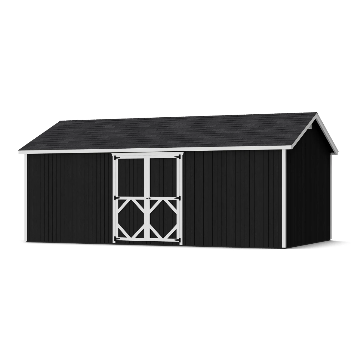 Classic Gable Shed with Side Entry