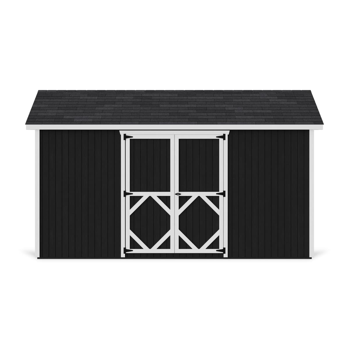 Classic Gable Shed with Side Entry