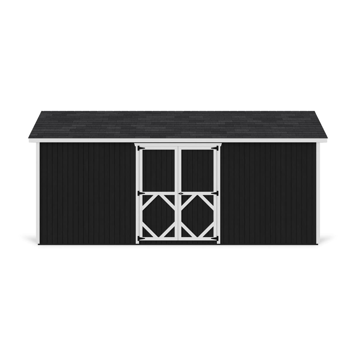 Classic Gable Shed with Side Entry