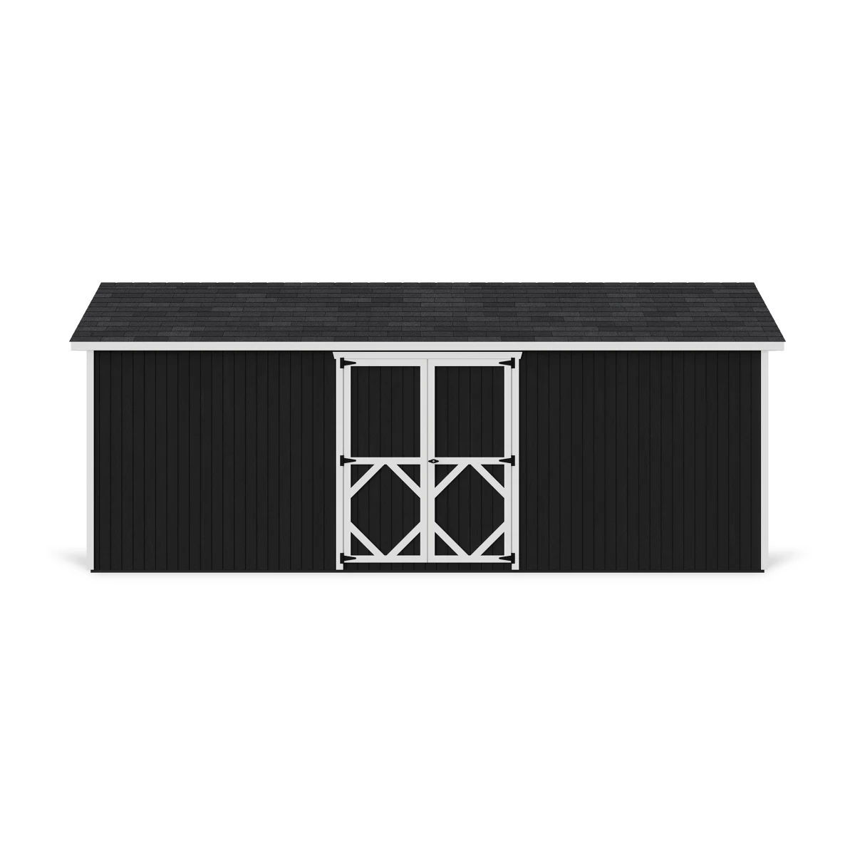 Classic Gable Shed with Side Entry
