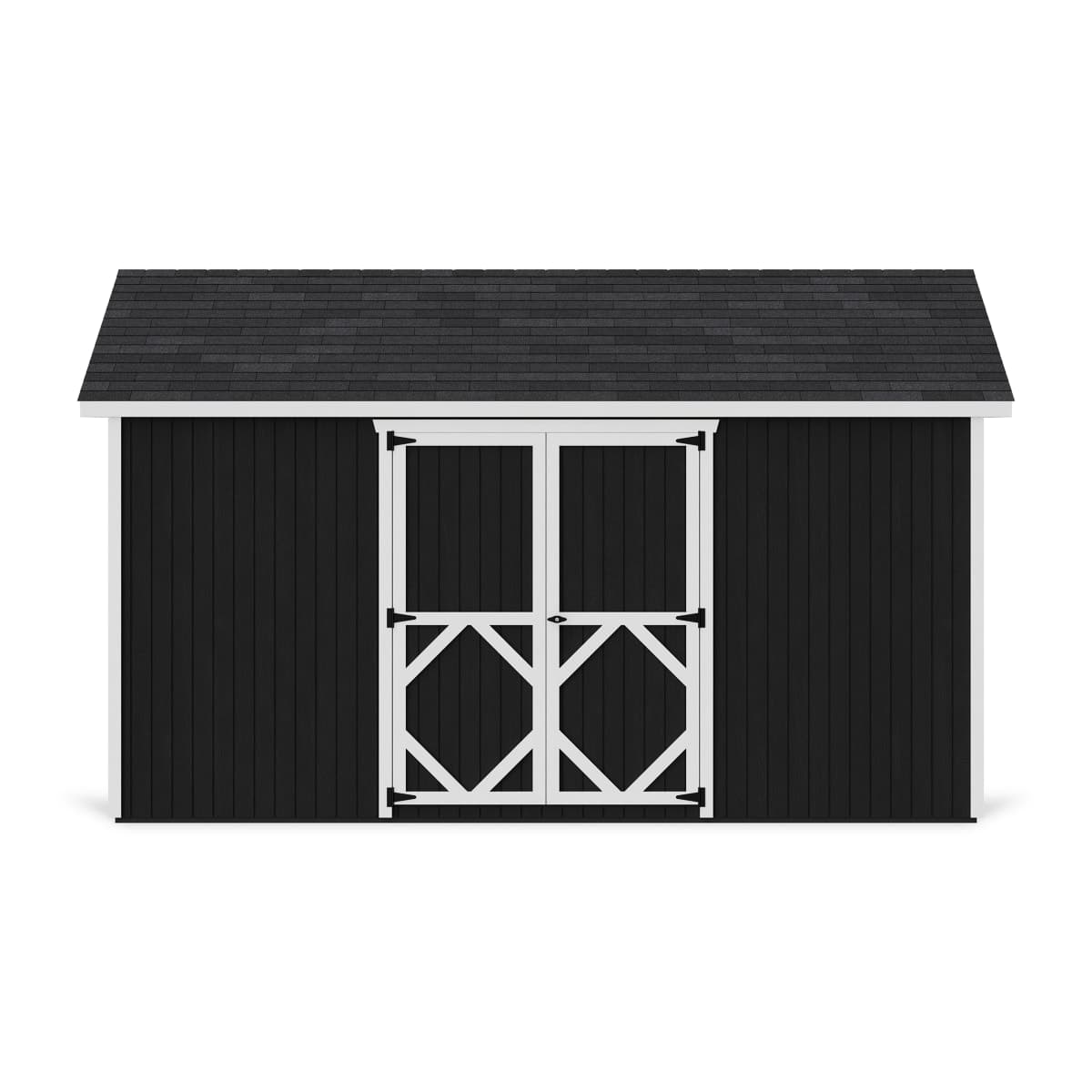 Classic Gable Shed with Side Entry