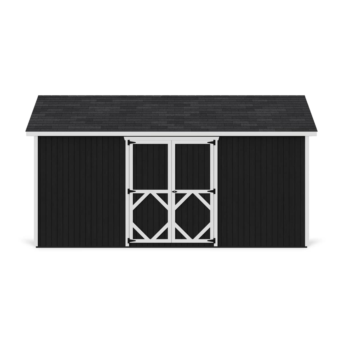 Classic Gable Shed with Side Entry