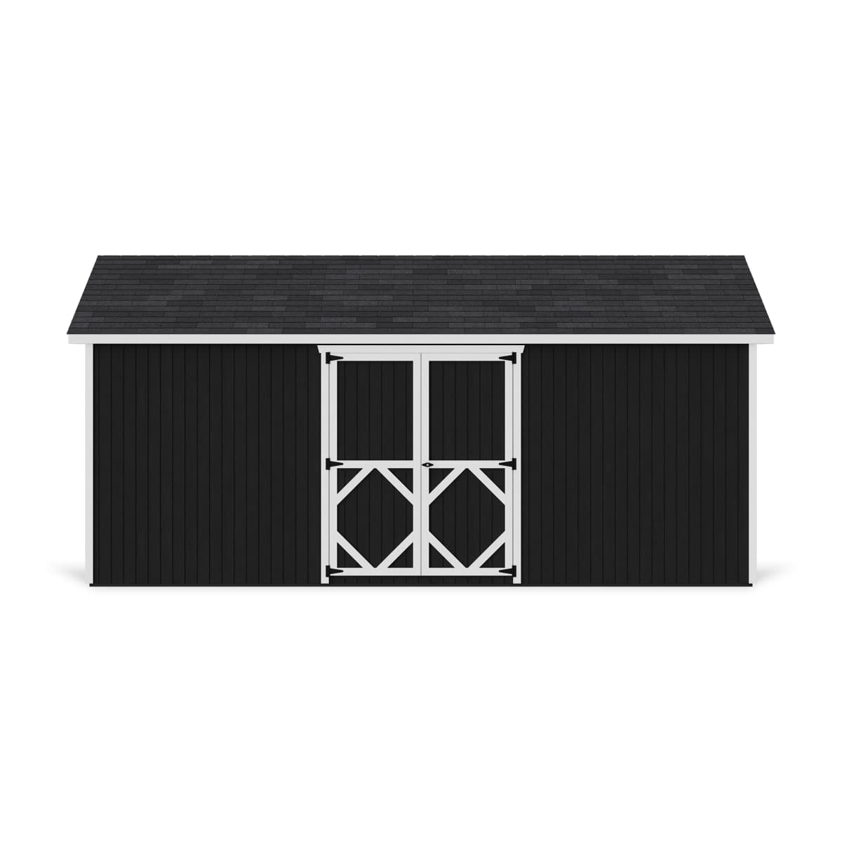 Classic Gable Shed with Side Entry