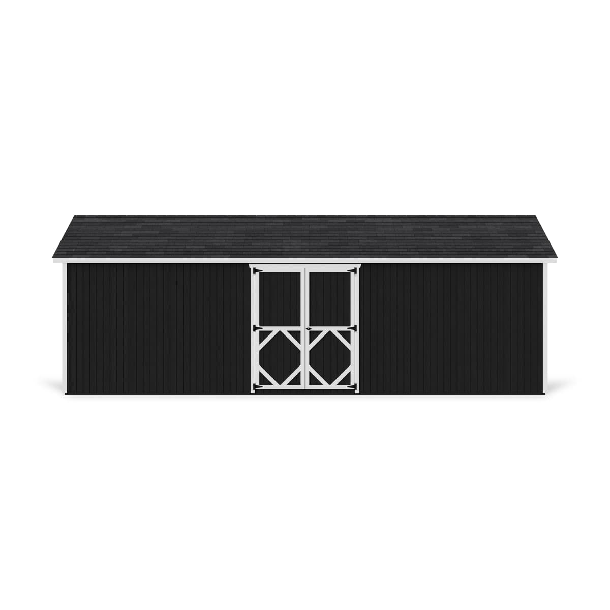 Classic Gable Shed with Side Entry