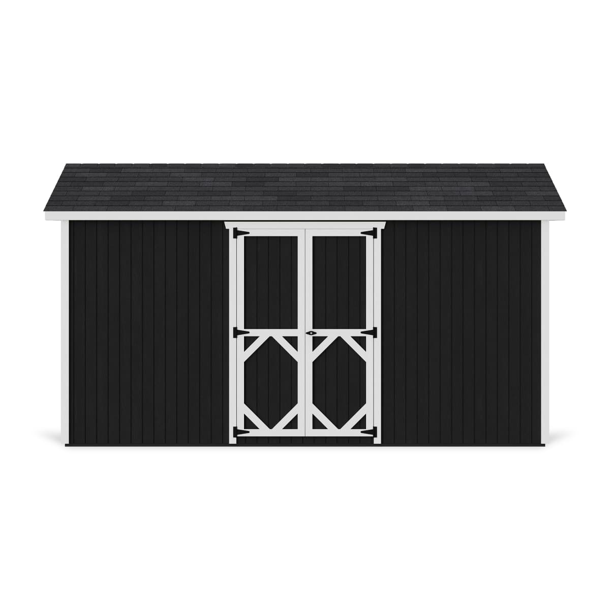 Classic Gable Shed with Side Entry