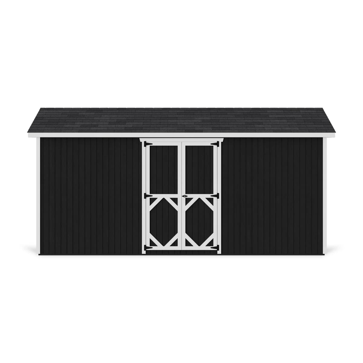 Classic Gable Shed with Side Entry