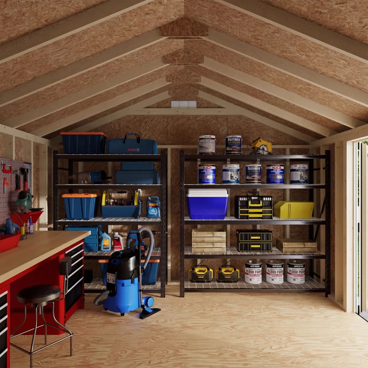 Classic Gable Shed with Side Entry